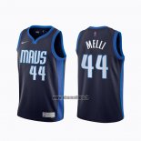 Maillot Dallas Mavericks Nicolo Melli No 44 Earned 2020-21 Bleu